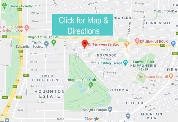 Thrive Medical Map / Map to Thrive Medical / Directions to Dr Terry Serebro / Directions to Thrive Medical